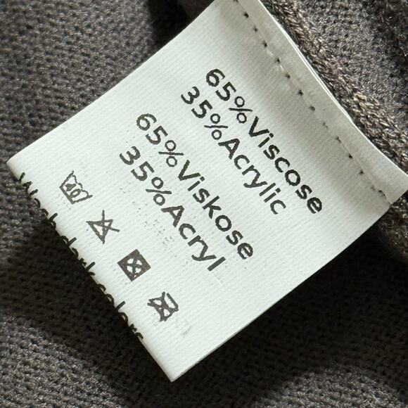 GRACE KARIN size XL brown open front button up soft knit cardigan long sleeve - Picture 10 of 12